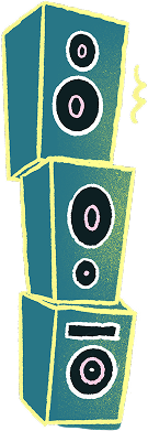 スピーカーのイラスト